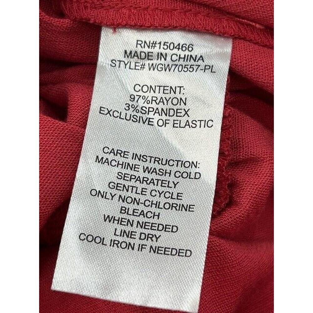 NWT Market & Spruce Neriah Smocked A-Line Dress Short Cap Sleeve Red Size 2X‎ - Picture 7 of 7